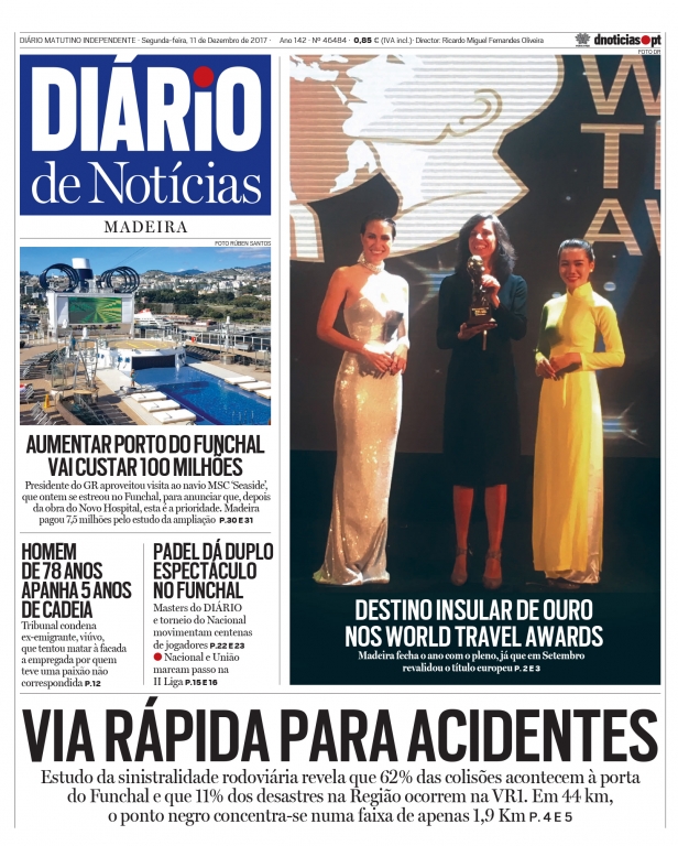 Edição do dia 11 Dezembro 2017 da pubicação Diário de Notícias