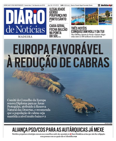 Edição do dia 11 Dezembro 2019 da pubicação Diário de Notícias