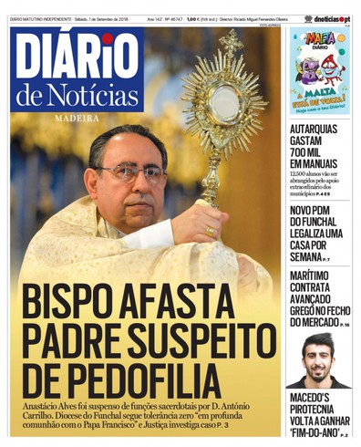 Edição do dia 1 Setembro 2018 da pubicação Diário de Notícias