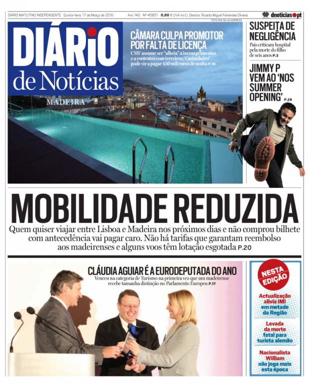 Edição do dia 17 Março 2016 da pubicação Diário de Notícias