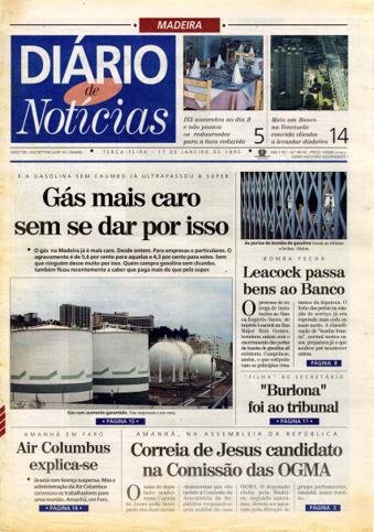 Edição do dia 17 Janeiro 1995 da pubicação Diário de Notícias