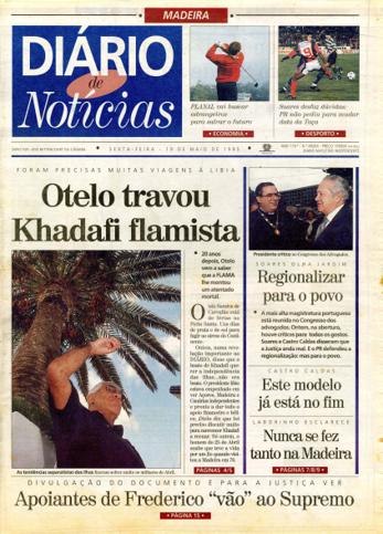 Edição do dia 19 Maio 1995 da pubicação Diário de Notícias