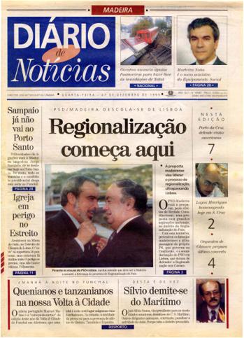 Edição do dia 27 Dezembro 1995 da pubicação Diário de Notícias