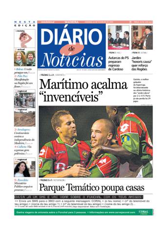 Edição do dia 16 Fevereiro 2003 da pubicação Diário de Notícias