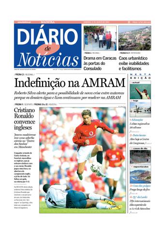 Edição do dia 17 Agosto 2003 da pubicação Diário de Notícias