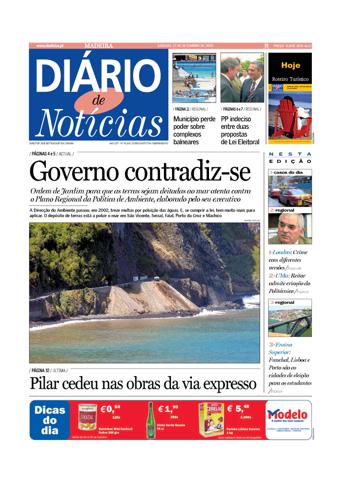 Edição do dia 27 Setembro 2003 da pubicação Diário de Notícias