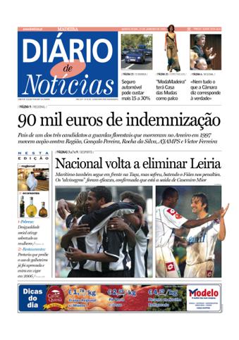 Edição do dia 13 Janeiro 2005 da pubicação Diário de Notícias