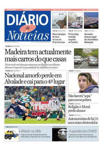 Edição do dia 5 Fevereiro 2006 da pubicação Diário de Notícias