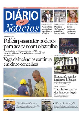 Edição do dia 12 Setembro 2006 da pubicação Diário de Notícias