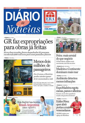 Edição do dia 15 Julho 2007 da pubicação Diário de Notícias