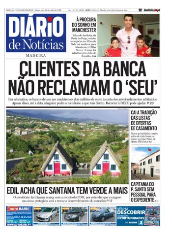 Edição do dia 23 Julho 2008 da pubicação Diário de Notícias