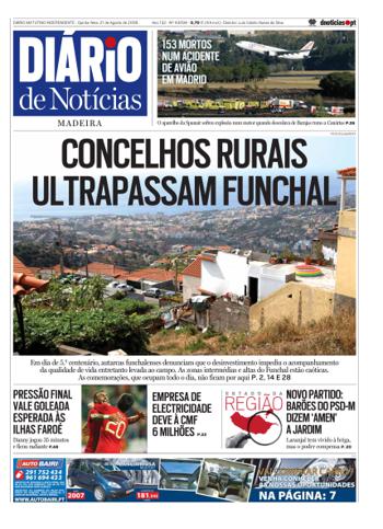 Edição do dia 21 Agosto 2008 da pubicação Diário de Notícias