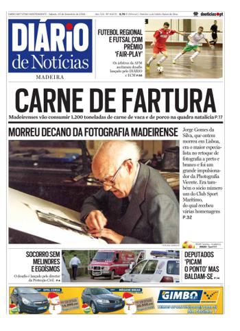Edição do dia 20 Dezembro 2008 da pubicação Diário de Notícias