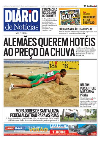 Edição do dia 19 Agosto 2009 da pubicação Diário de Notícias