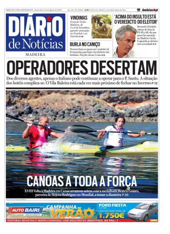Edição do dia 26 Agosto 2009 da pubicação Diário de Notícias