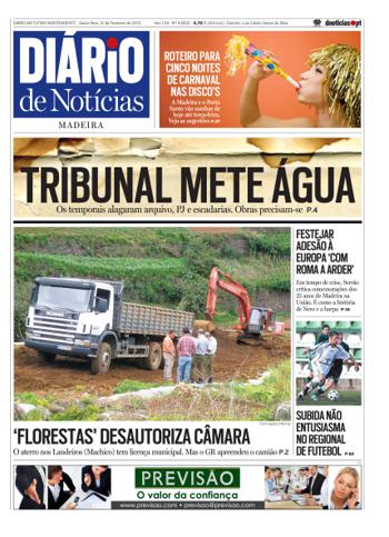 Edição do dia 12 Fevereiro 2010 da pubicação Diário de Notícias