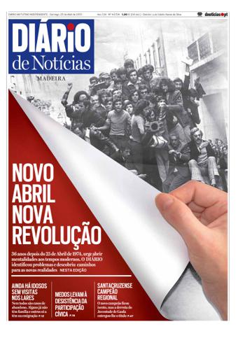 Edição do dia 25 Abril 2010 da pubicação Diário de Notícias