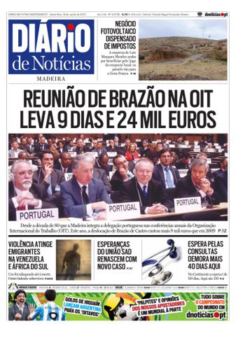 Edição do dia 18 Junho 2010 da pubicação Diário de Notícias