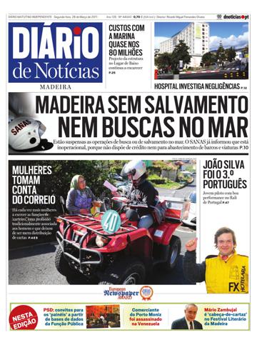 Edição do dia 28 Março 2011 da pubicação Diário de Notícias