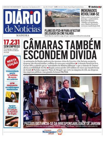 Edição do dia 21 Setembro 2011 da pubicação Diário de Notícias