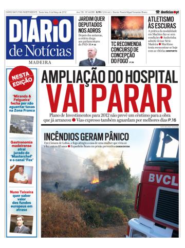Edição do dia 9 Março 2012 da pubicação Diário de Notícias