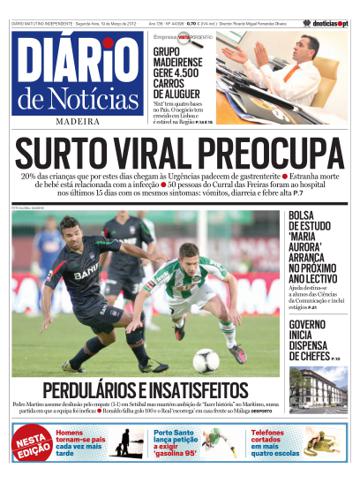 Edição do dia 19 Março 2012 da pubicação Diário de Notícias