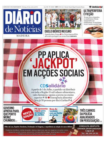 Edição do dia 24 Junho 2012 da pubicação Diário de Notícias