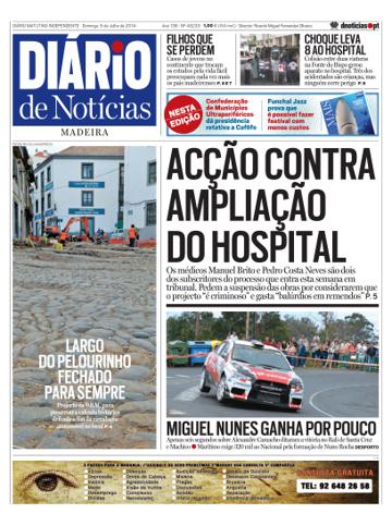 Edição do dia 6 Julho 2014 da pubicação Diário de Notícias