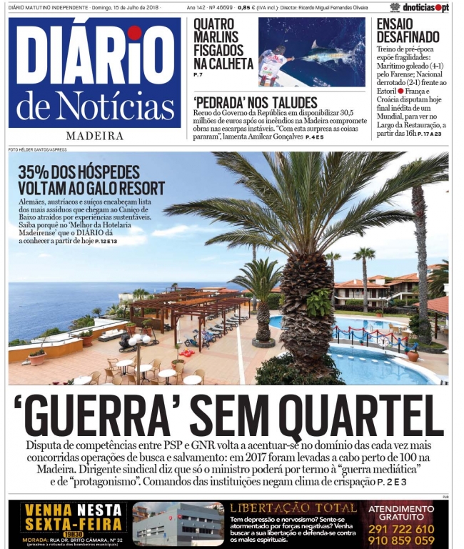 Edição do dia 15 Julho 2018 da pubicação Diário de Notícias