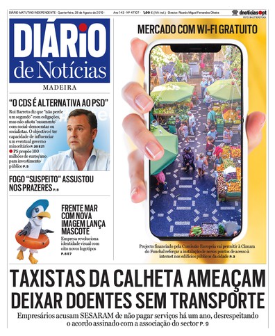 Edição do dia 28 Agosto 2019 da pubicação Diário de Notícias