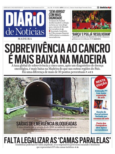 Edição do dia 19 Fevereiro 2014 da pubicação Diário de Notícias