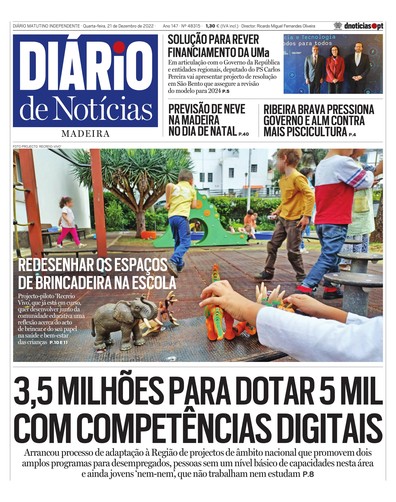 Edição do dia 21 Dezembro 2022 da pubicação Diário de Notícias