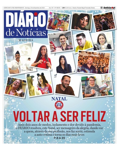 Edição do dia 25 Dezembro 2022 da pubicação Diário de Notícias