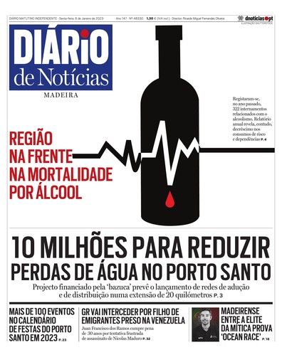 Edição do dia 6 Janeiro 2023 da pubicação Diário de Notícias