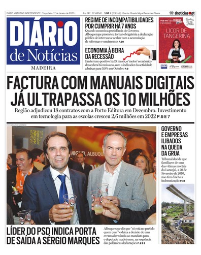 Edição do dia 17 Janeiro 2023 da pubicação Diário de Notícias