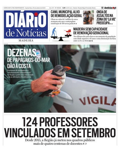Edição do dia 25 Janeiro 2023 da pubicação Diário de Notícias