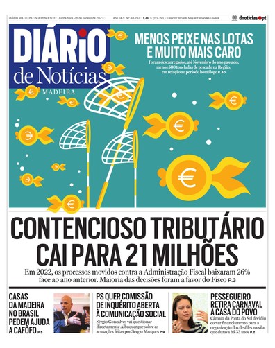 Edição do dia 26 Janeiro 2023 da pubicação Diário de Notícias