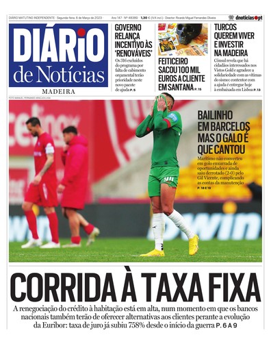 Edição do dia 6 Março 2023 da pubicação Diário de Notícias