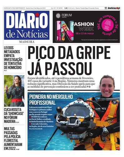 Edição do dia 8 Março 2023 da pubicação Diário de Notícias