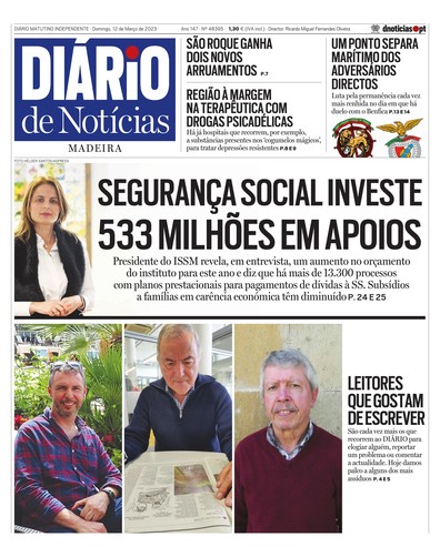 Edição do dia 12 Março 2023 da pubicação Diário de Notícias