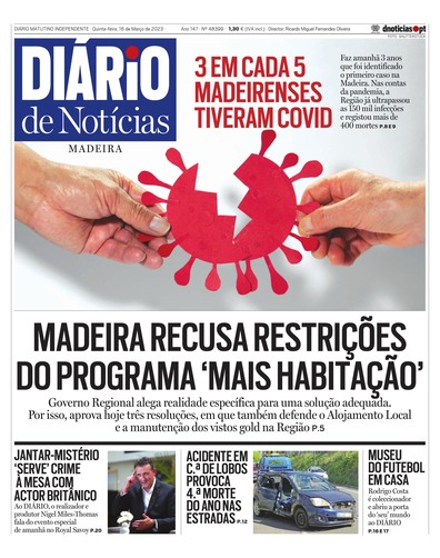 Edição do dia 16 Março 2023 da pubicação Diário de Notícias