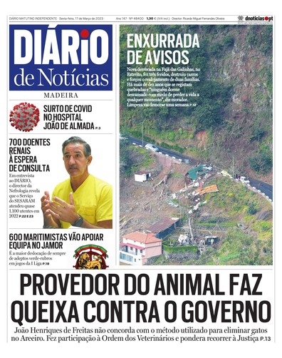 Edição do dia 17 Março 2023 da pubicação Diário de Notícias