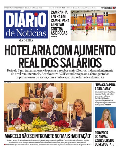 Edição do dia 18 Março 2023 da pubicação Diário de Notícias
