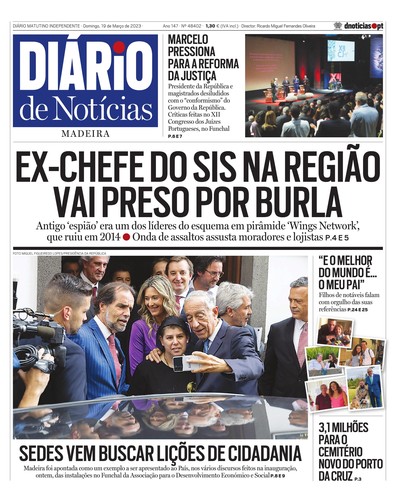 Edição do dia 19 Março 2023 da pubicação Diário de Notícias