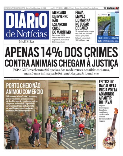 Edição do dia 22 Março 2023 da pubicação Diário de Notícias