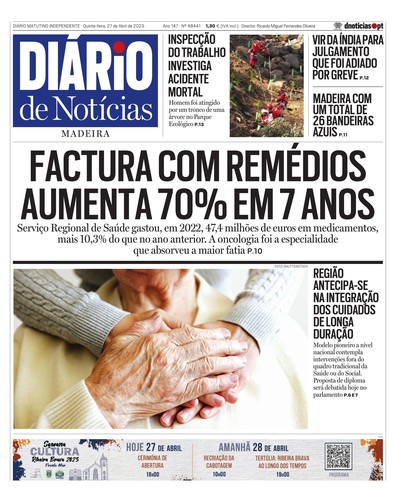 Edição do dia 27 Abril 2023 da pubicação Diário de Notícias