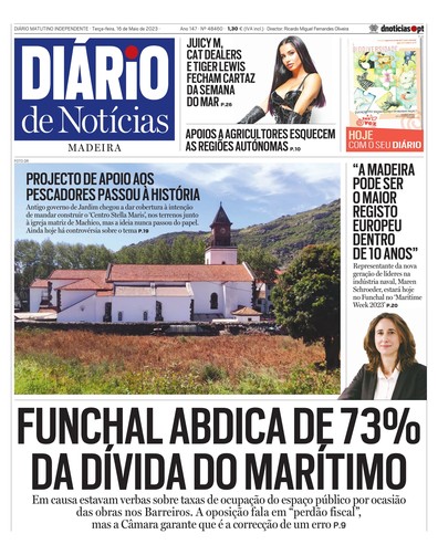 Edição do dia 16 Maio 2023 da pubicação Diário de Notícias