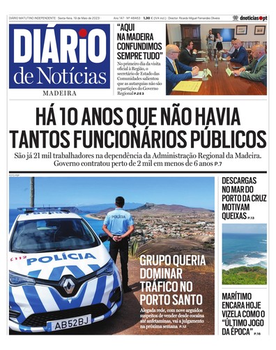 Edição do dia 19 Maio 2023 da pubicação Diário de Notícias