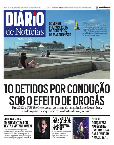 Edição do dia 21 Maio 2023 da pubicação Diário de Notícias