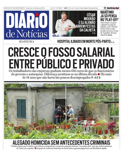 Edição do dia 23 Maio 2023 da pubicação Diário de Notícias